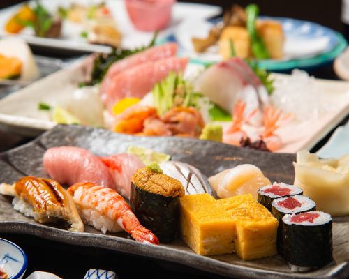 Japanese kaiseki that boasts fresh fish