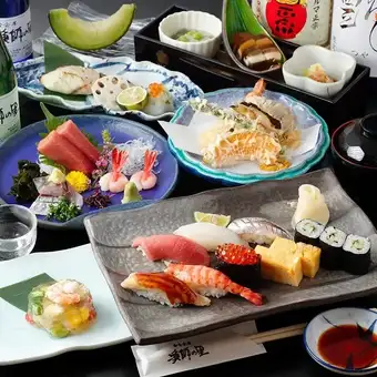 『2026年夏・漁師の里コース』鮨六貫、天然海老、鱧、銀鱈、夏野菜など[全8品] ※写真はイメージ