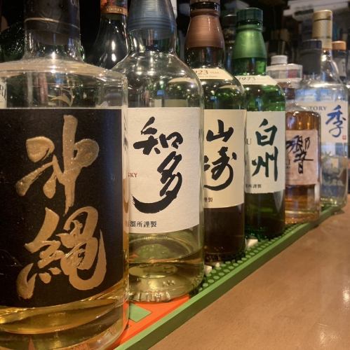 自慢のお酒がお出迎え