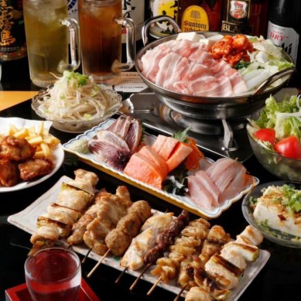 【お席150分制！120分LOの飲み放題付き♪生ビールも可！】チゲ鍋☆5000円⇒4500円コース☆