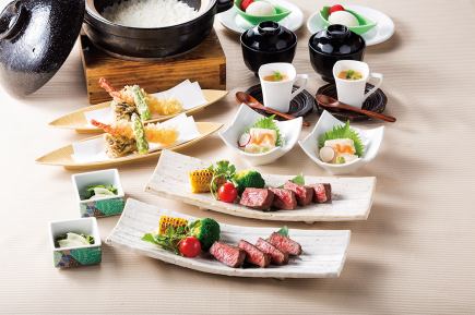 【弐の音】まぐろのお刺身とふぐの唐揚げ・牛ステーキを堪能できる会食 飲み放題付7,000円2.5H