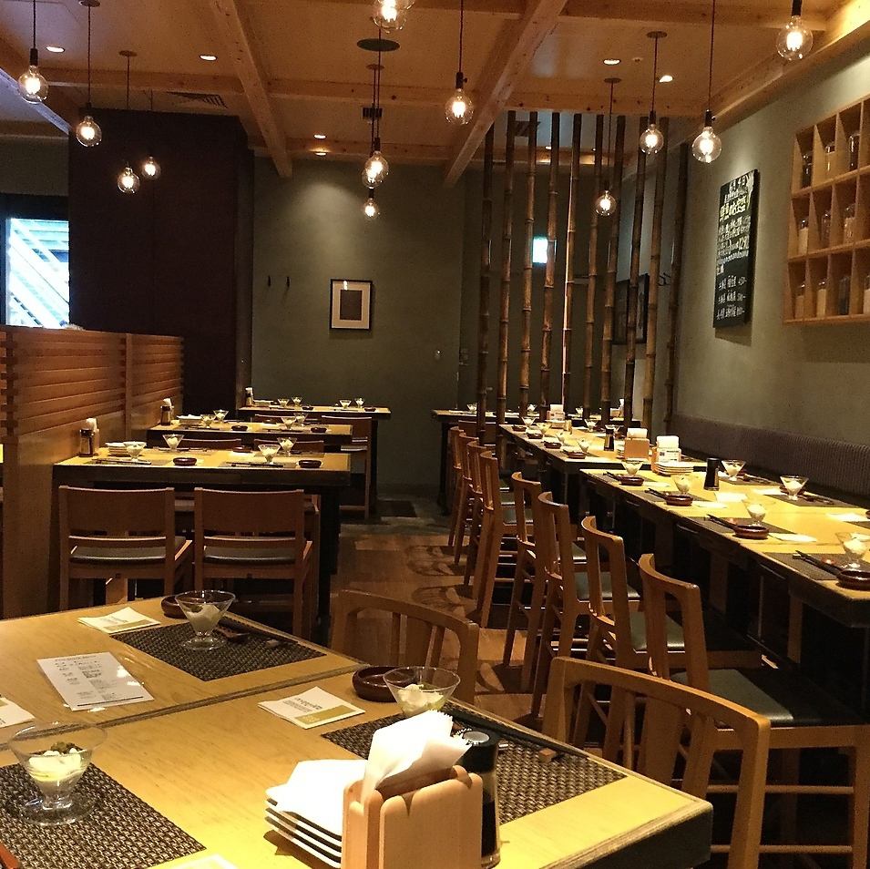 会社宴会や打ち上げなどに最適な広々としたお席を完備◎