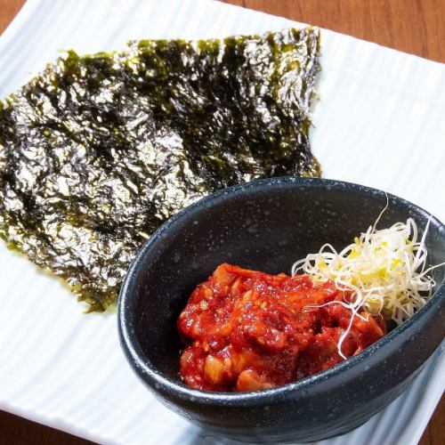 チャンジャと韓国のり