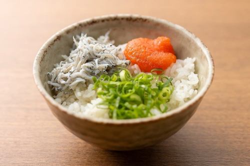 明太しらすごはん