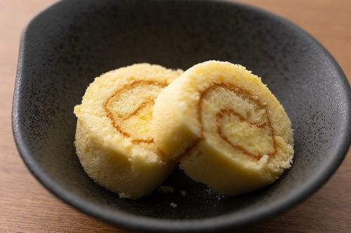 本日のロールケーキ