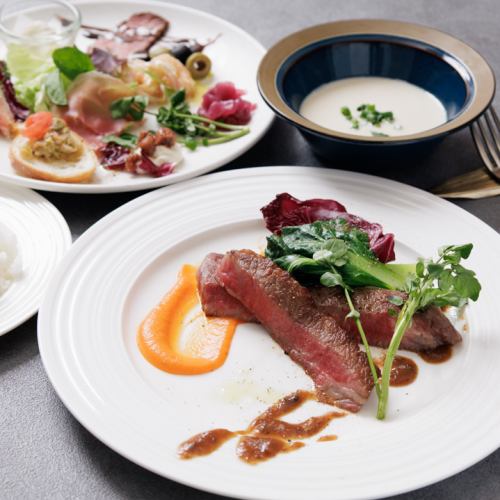 黒毛和牛ステーキランチ