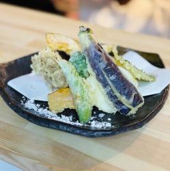 本日の野菜の天ぷら