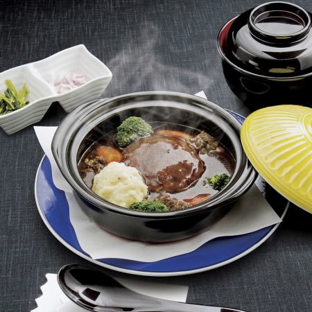煮込みデミグラスハンバーグ御膳