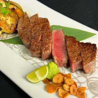 【Aコース】焼野菜・ステーキなど全8品6600円