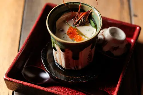 磯出汁 茶碗蒸し