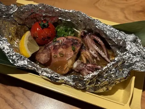 イカの肝焼き