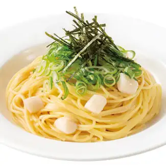 九条ねぎと小柱の和風ペペロンチーノ