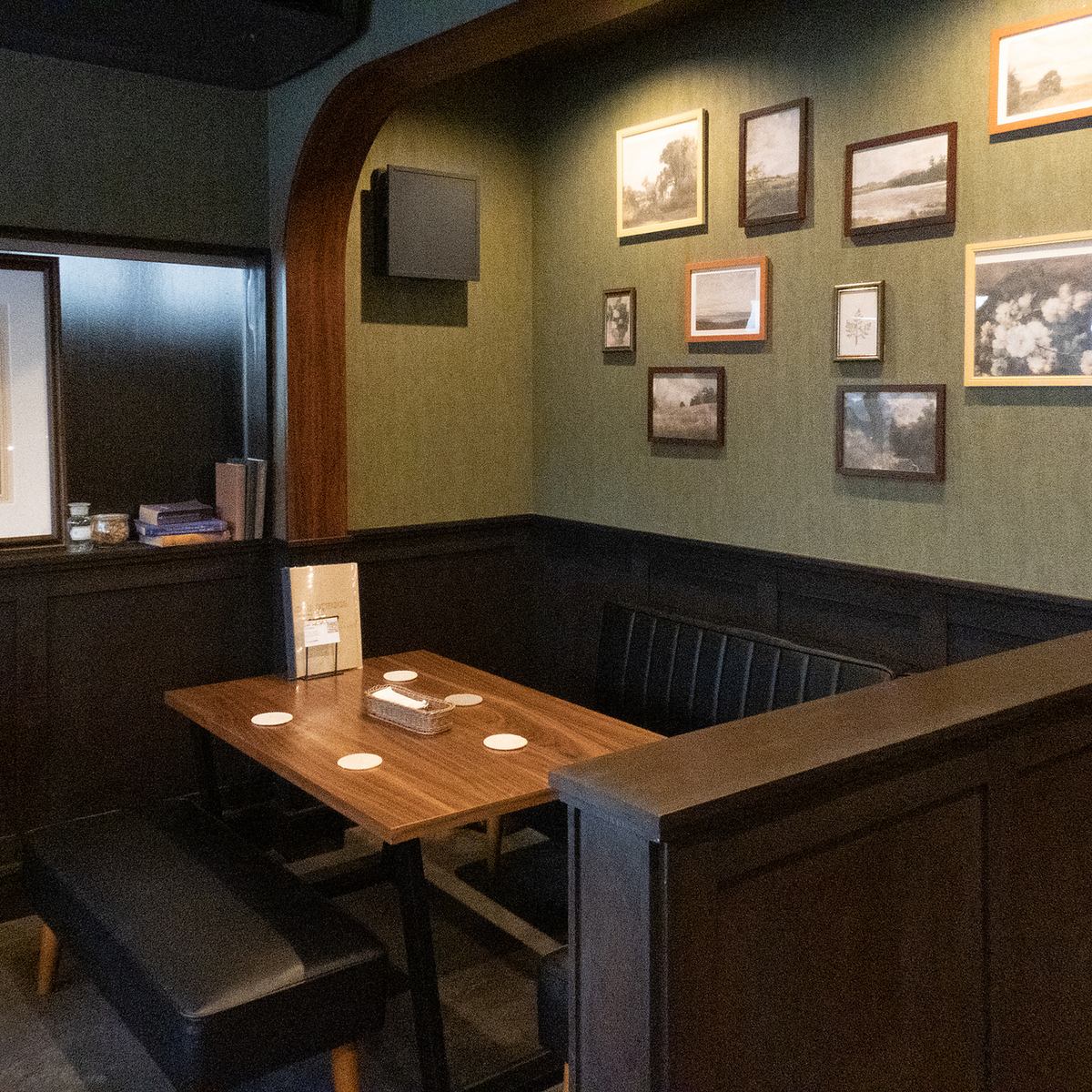 落ち着いた雰囲気の店内◎デートにもぴったりです♪