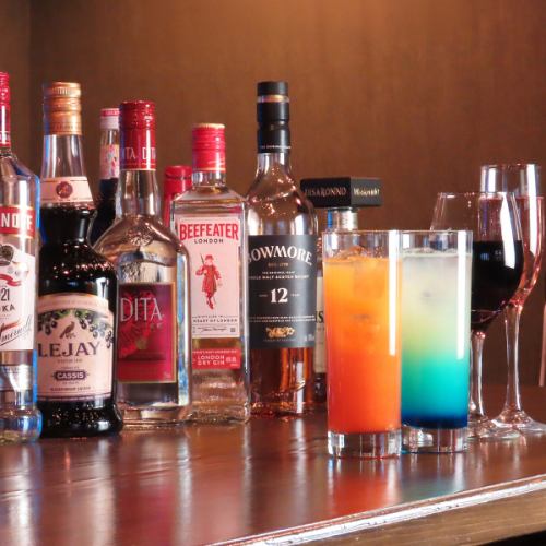 ビールやワイン、カフェメニューまで幅広く取り揃え！