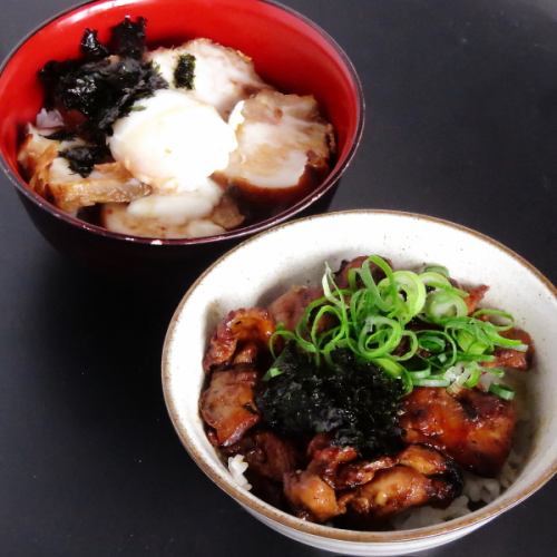 焼鳥丼/月見鶏マヨ丼