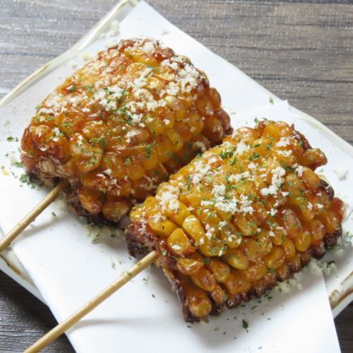 あまからの手羽先/とうもろこし揚げ