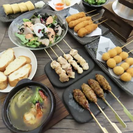 バラエティコース。【ビール有◆120分飲み放題(LO直前)】5000→4500円(税込)