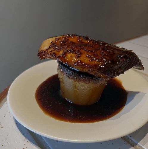 ブリ照り大根~粒マスタード照り焼きソース~
