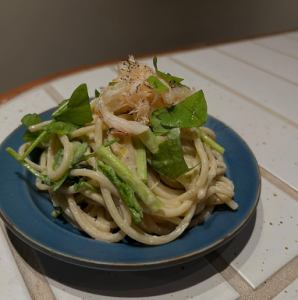 カニとせりのスパサラ~カニ味噌マヨ和え~