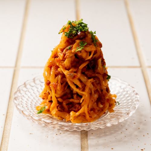 『切り干し大根アラビアータ』☆ピリ辛とこの大根の食感がたまんねー