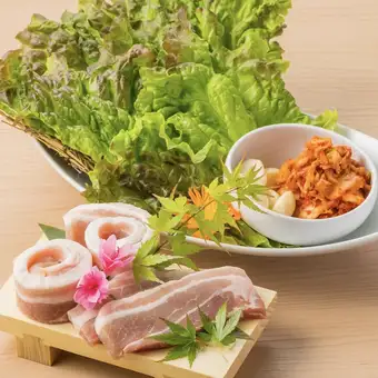 삼겹살 세트(1인분)
