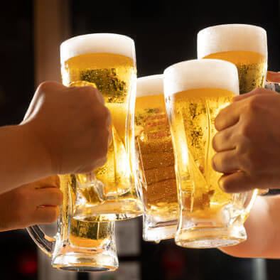 【とことん飲みたい人必見！】２H飲み放題2000円！生ビール付き！