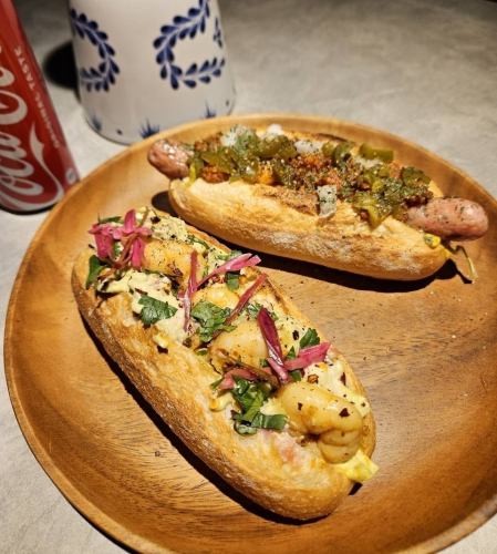 <WDOG Original★> Homemade Hot Dog 700 yen (tax included) ~