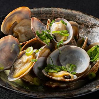 あさりの酒蒸し / あさりバター 各