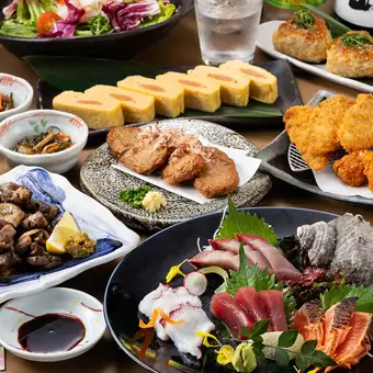《日~木限定》冬宴会【霜月(しもつき)】厳選刺身や親鶏バラ焼、アンコウ《120分飲み放題付》
