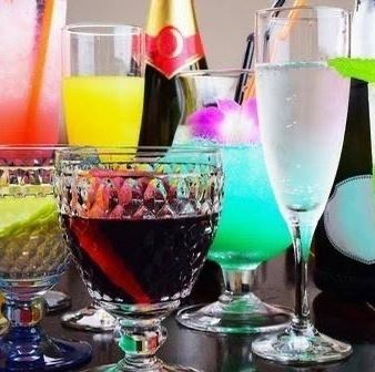 アルコールだけでなくソフトドリンクもご用意！