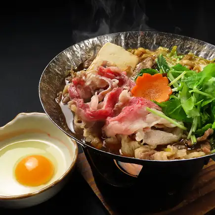 7月限定【120分飲放】和牛すき焼き・真鯛の土鍋飯・大トロ含む刺身8種8000円→7000円コース