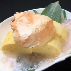 だし巻き玉子 ズワイガニあんかけ