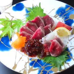 赤身肉ロースト~自家製河内ばんかんソースで~