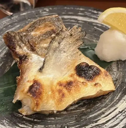 本日のカマ塩焼き