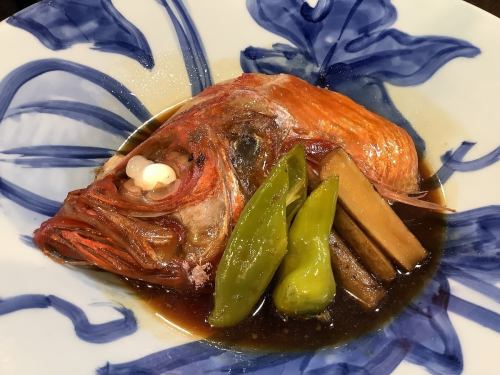 Recommended fish simmered in the owner's special simmered sauce