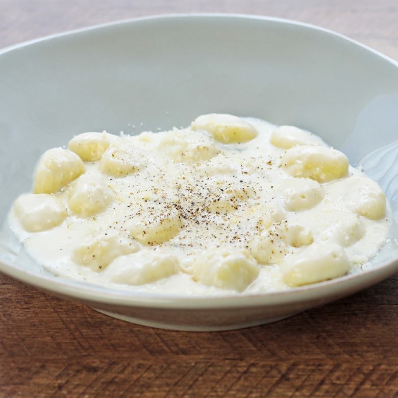 4 kinds of cheese cream gnocchi