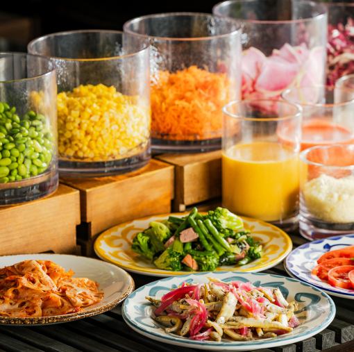 12/29~1/2※1/1 제외【1층 한정 ◆런치 뷔페】음료 바 첨부! 11:00or11:30 내점은 이쪽