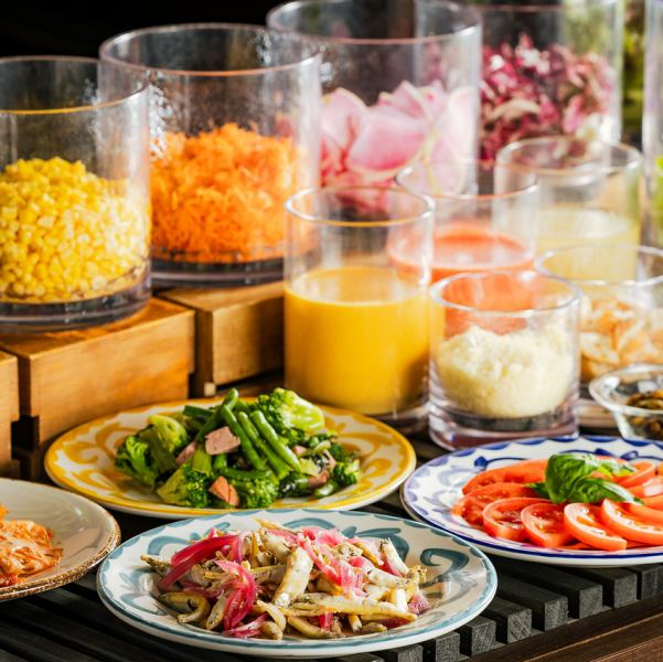 【大人気★ランチビュッフェ】ピッツァ・パスタ・前菜・サラダ・スープ・ドルチェが食べ放題◆1800円～