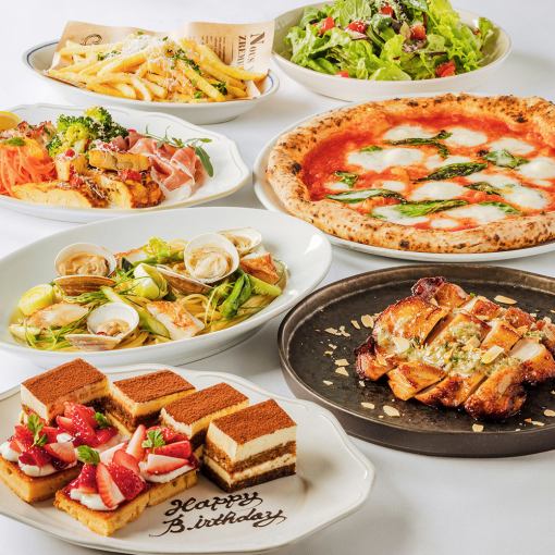 《기념일》《2H 음료 무제한 첨부》★살바토레★치킨 소테 등+기념일 플레이트 첨부 전 12품