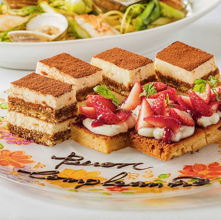 Surprise them by writing a message on a homemade dessert platter!