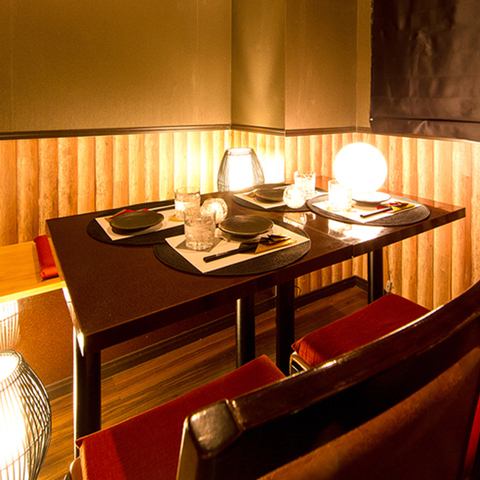 An adult atmosphere! We will guide you to a seat where you can relax comfortably in a small group!In addition to banquet courses, we also accept reservations for seats only, so please feel free to contact us.Recommended for various scenes in Ueno!