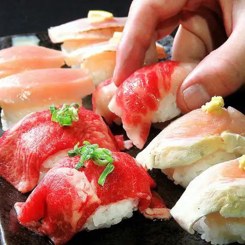 Meat sushi! Moist, soft and full of flavor!