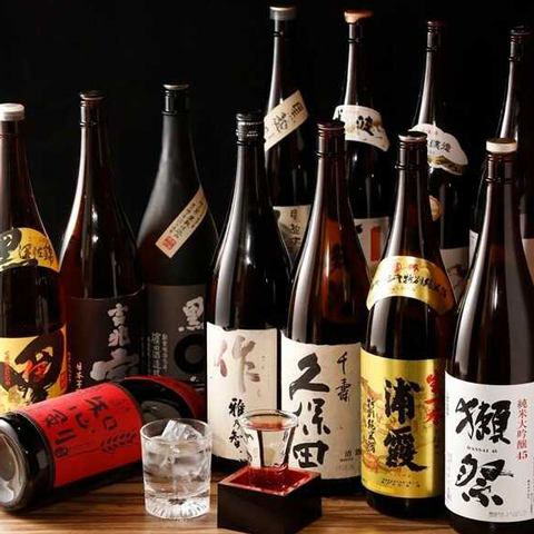 Carefully selected local sake!