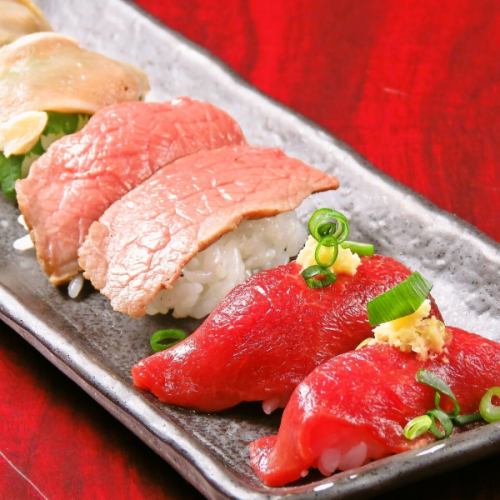 Meat sushi "Sakura / Roast Beef"