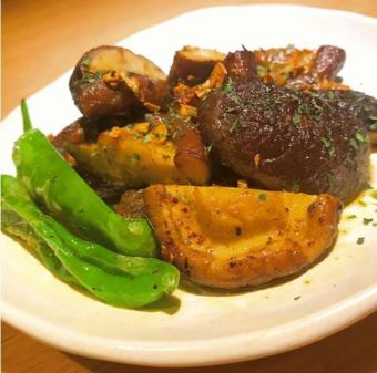 椎茸のペペロンチーノ