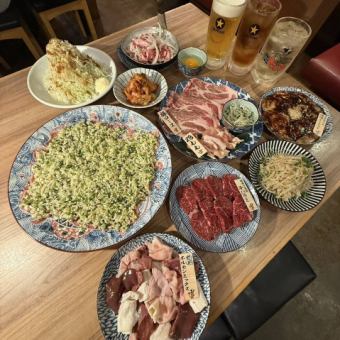 【含120分鐘暢飲】學生專屬套餐，10道菜，3500日圓