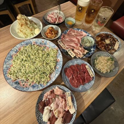 【含120分鐘暢飲】學生專屬套餐,10道菜,3500日圓