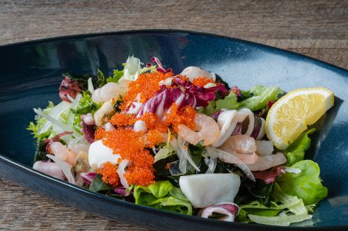 Tobikko Seafood Salad