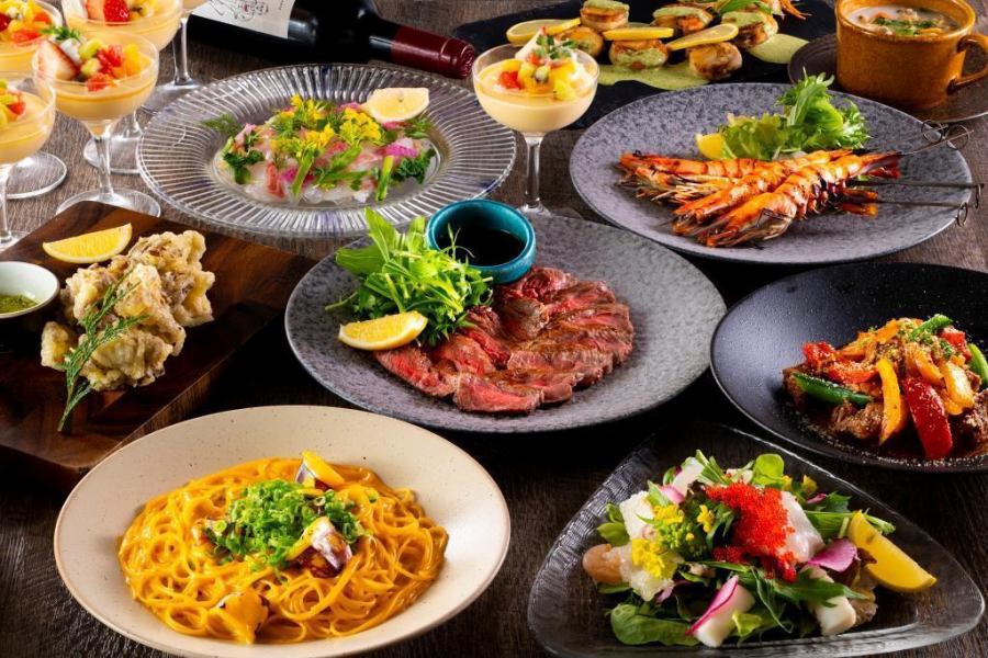 Spring Taste Dinner Order Buffet ☆ Premium Plan All-you-can-eat 50 dishes & All-you-can-drink alcohol ♪