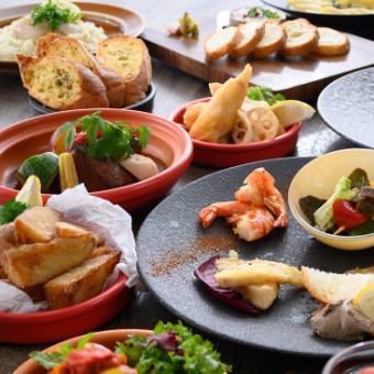 【月～木限定】夏のビアパーティープラン5,000円☆お料理8品＆飲み放題付き♪